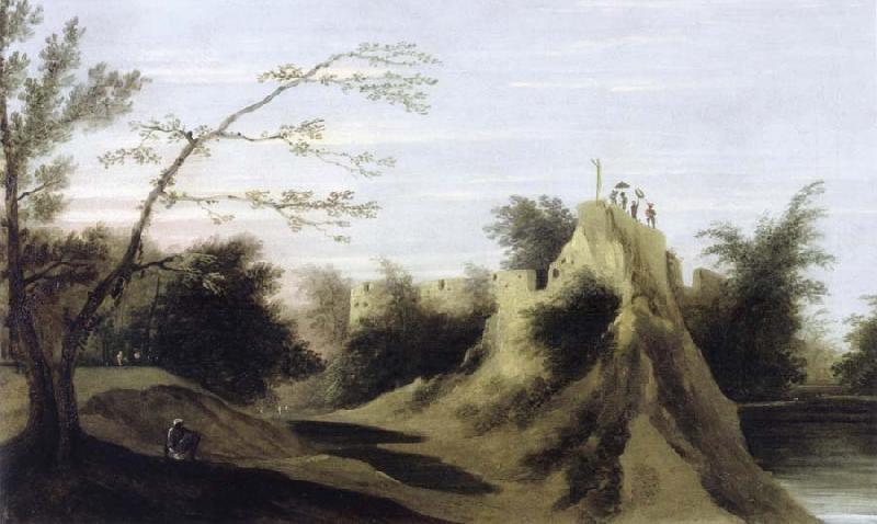 unknow artist View of the Fort of Pateeta oil painting image